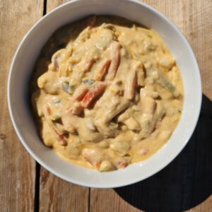 Red Curry fiskegryte.